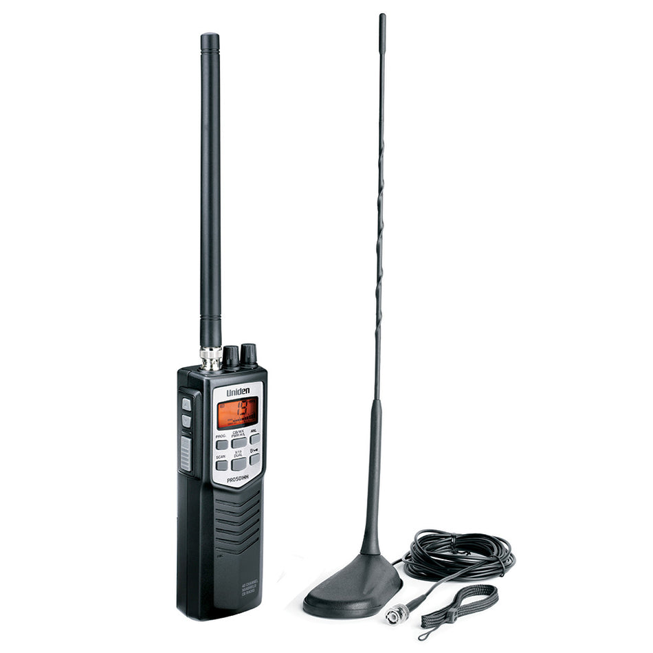 Uniden PRO501TK Handheld CB Radio w/ High Gain Magnetic Mount Antenna PRO501TK — Quality Boat Parts