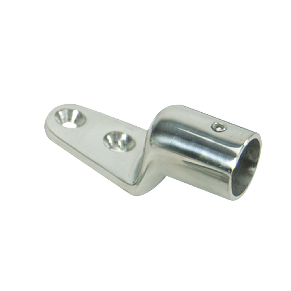 Whitecap 5-1/2° Blind Base - 316 Stainless Steel - 7/8" Tube O.D. 6084 — Quality Boat Parts