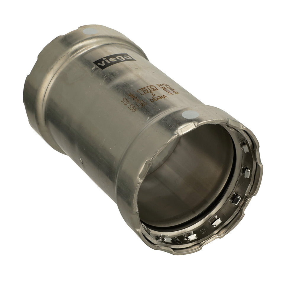 Viega MegaPress 316 FKM 2" Slip Coupling w/o Stop 91315 — Quality Boat Parts