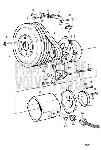 Volvo Penta Cross Recessed Screw (V2) - Volvo Penta (956065) — Quality Boat Parts