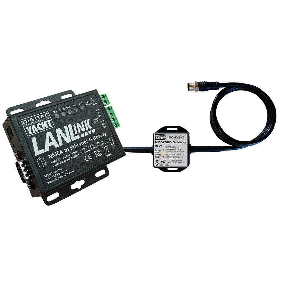 Digital Yacht LANLink NMEA 2000 To Ethernet Gateway ZDIGLANLN2K — Quality Boat Parts