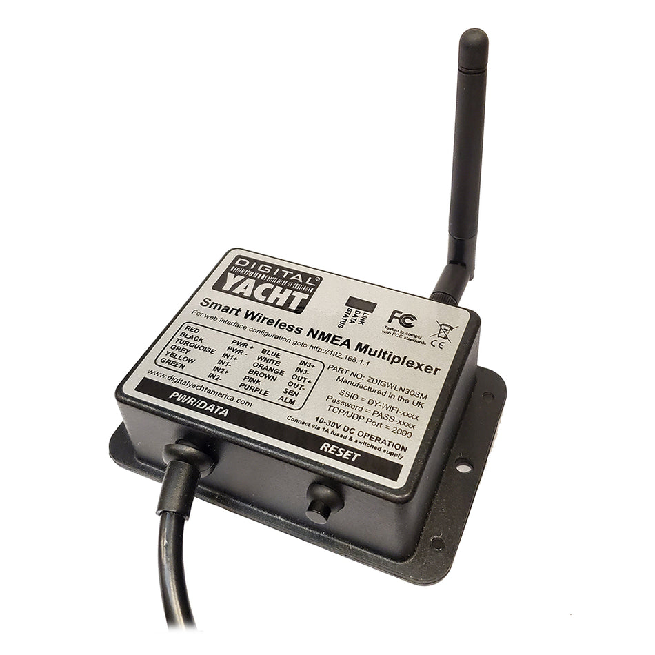 Digital Yacht WLN30 Smart Wireless NMEA Multiplexer ZDIGWLN30SM — Quality Boat Parts