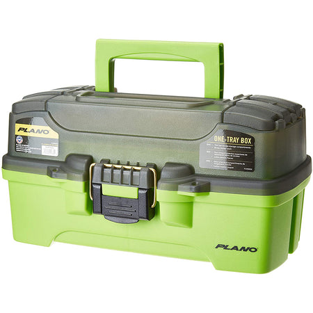 Plano 1-Tray Tackle Box w/Dual Top Access - Smoke & Bright Green PLAMT6211 — Quality Boat Parts