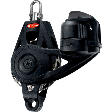 Ronstan Series 55 Ratchet Mount Orbit Block - Single Becket Cleat Swivel RF56130 — Quality Boat Parts