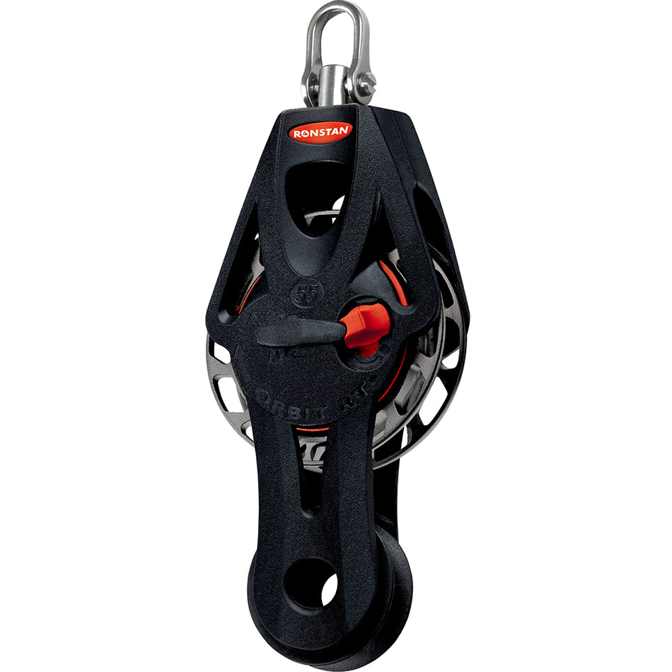 Ronstan Series 55 Ratchet Mount Orbit Block - Fiddle Becket Swivel RF56510 — Quality Boat Parts