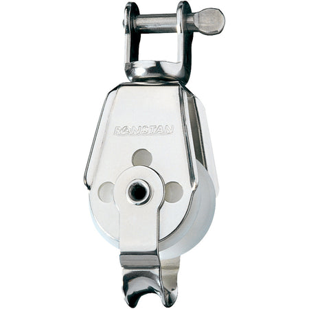 Ronstan Series 30 Utility Block - Single, Becket, Swivel Shackle Head RF567 — Quality Boat Parts