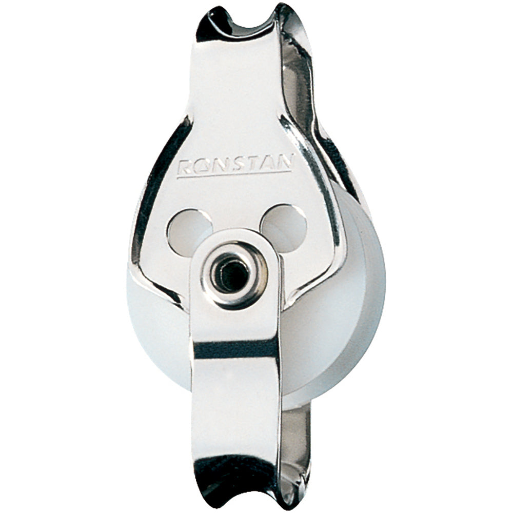 Ronstan Series 25 Utility Block - Single, Becket, Loop Head RF572 — Quality Boat Parts