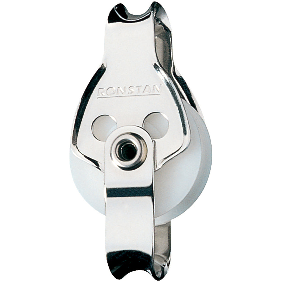 Ronstan Series 25 Utility Block - Single, Becket, Loop Head RF572 — Quality Boat Parts