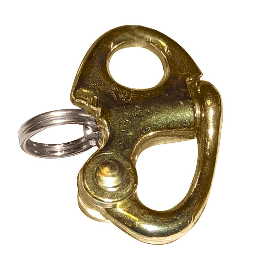 Ronstan Brass Snap Shackle - Fixed Bail - 41.5mm (1-5/8") Length RF6000 — Quality Boat Parts