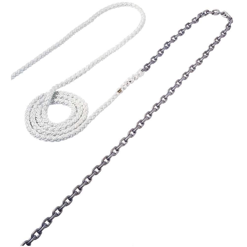 Maxwell Anchor Rode 15' 1/4" Chain to 300' 1/2" Nylon Brait RODE47 — Quality Boat Parts