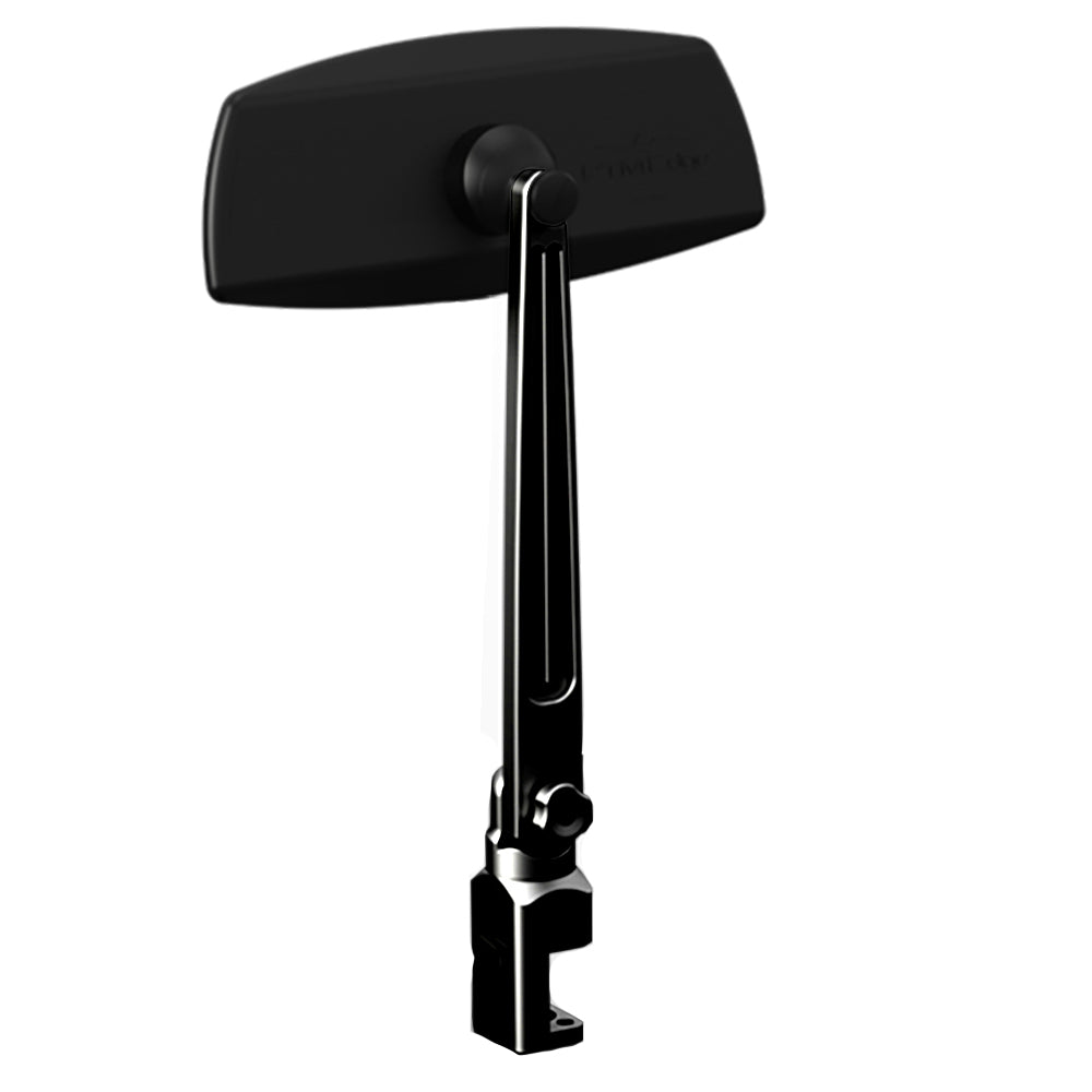PTM Edge Pontoon Mirror/Bracket Kit w/VR-100 Pro & PCX-200 (Black) P13157-200TEBBK — Quality Boat Parts