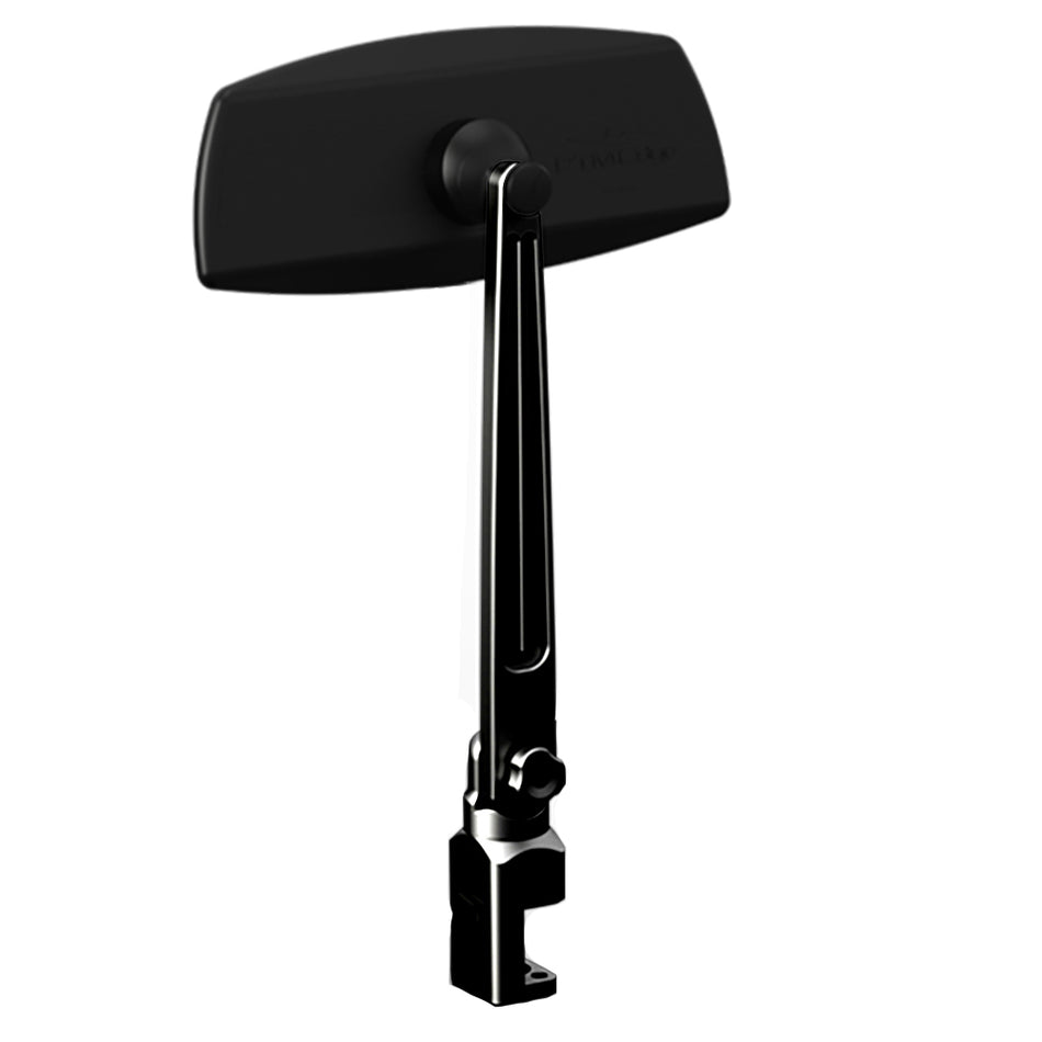 PTM Edge Pontoon Mirror/Bracket Kit w/VR-100 Pro & PCX-200 (Black) P13157-200TEBBK — Quality Boat Parts