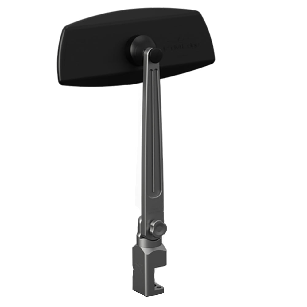 PTM Edge Pontoon Mirror/Bracket Kit w/VR-100 Pro & PCX-200 (Titanium Grey) P13157-200TEBGR — Quality Boat Parts