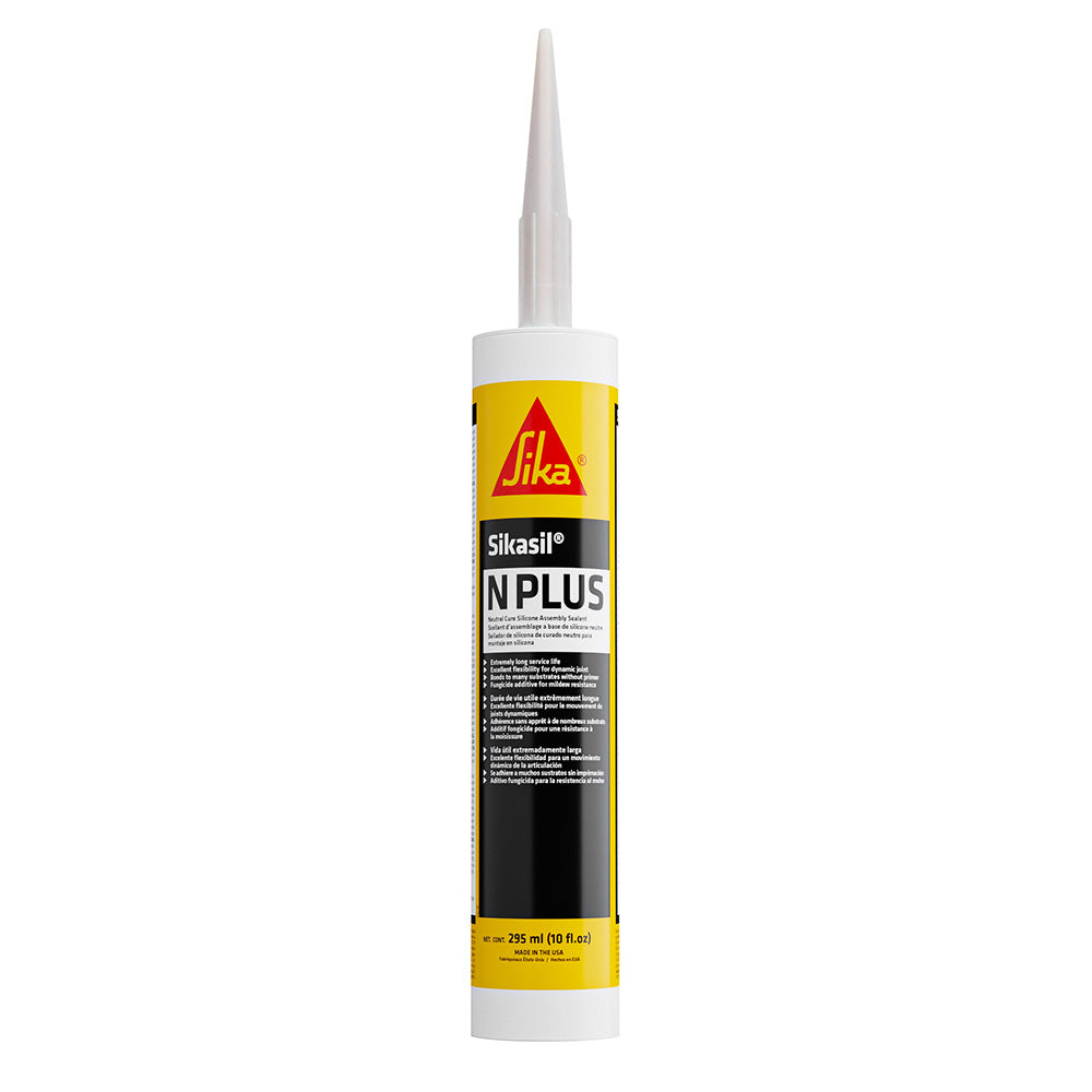 Sika Sikasil-N Plus Clear 10oz w/Nozzle 432053 — Quality Boat Parts