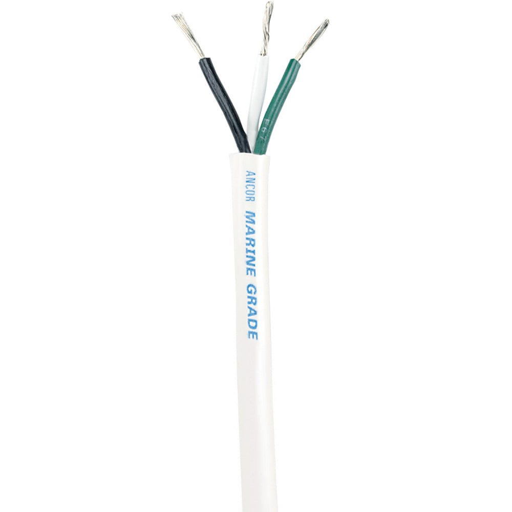 Ancor White Triplex Cable - 14/3 - Sold by the Foot 1315-FT — Quality Boat Parts