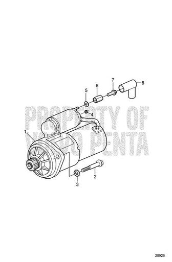 Volvo Penta Toothed Washer - Volvo Penta (982679) — Quality Boat Parts