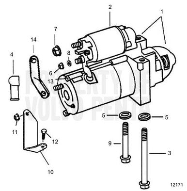 Volvo Penta Bar(V2) - Volvo Penta (3857469) — Quality Boat Parts