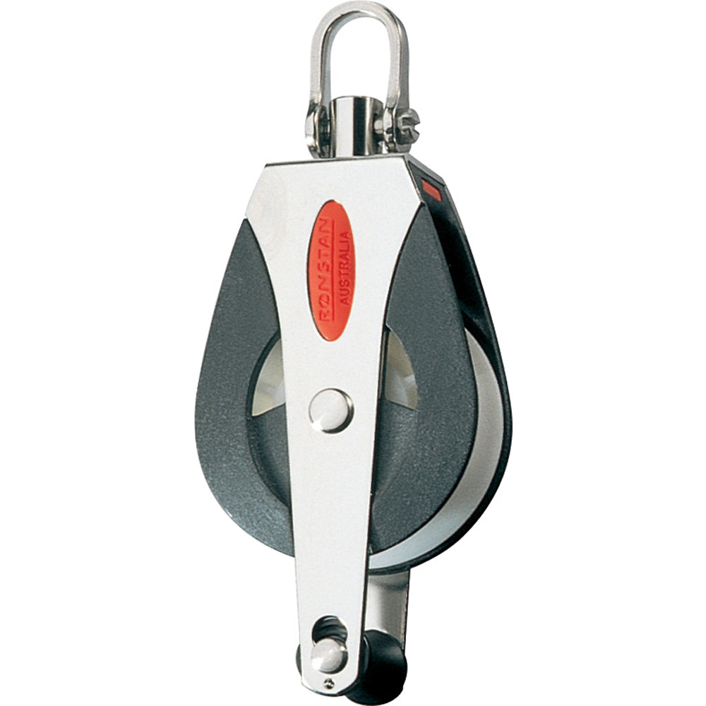Ronstan Series 50 All Purpose Block - Single - Becket - Universal Head RF51110 — Quality Boat Parts