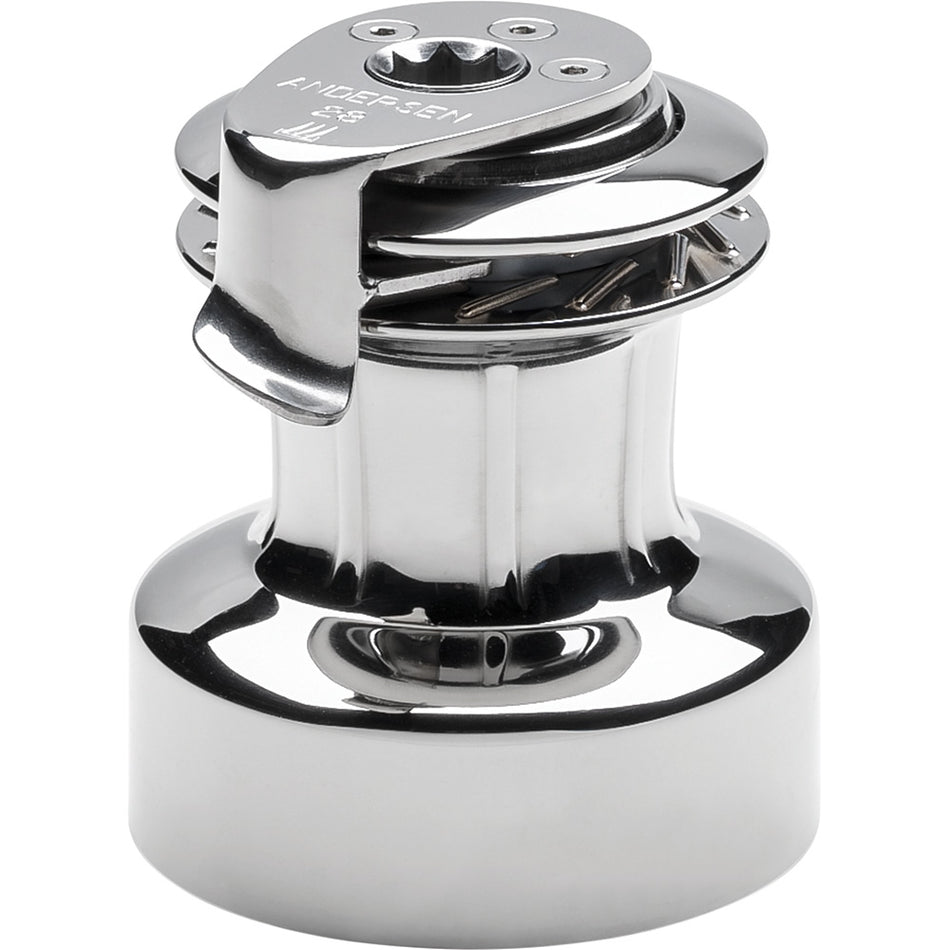 ANDERSEN 28 ST FS - 2-Speed Self-Tailing Manual Winch - Full Stainless Steel RA2028010000 — Quality Boat Parts