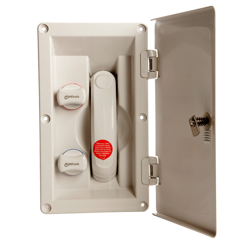 Whale Swim 'N' Rinse Transom Shower Hot & Cold Mixer w/Cover RT2658 — Quality Boat Parts