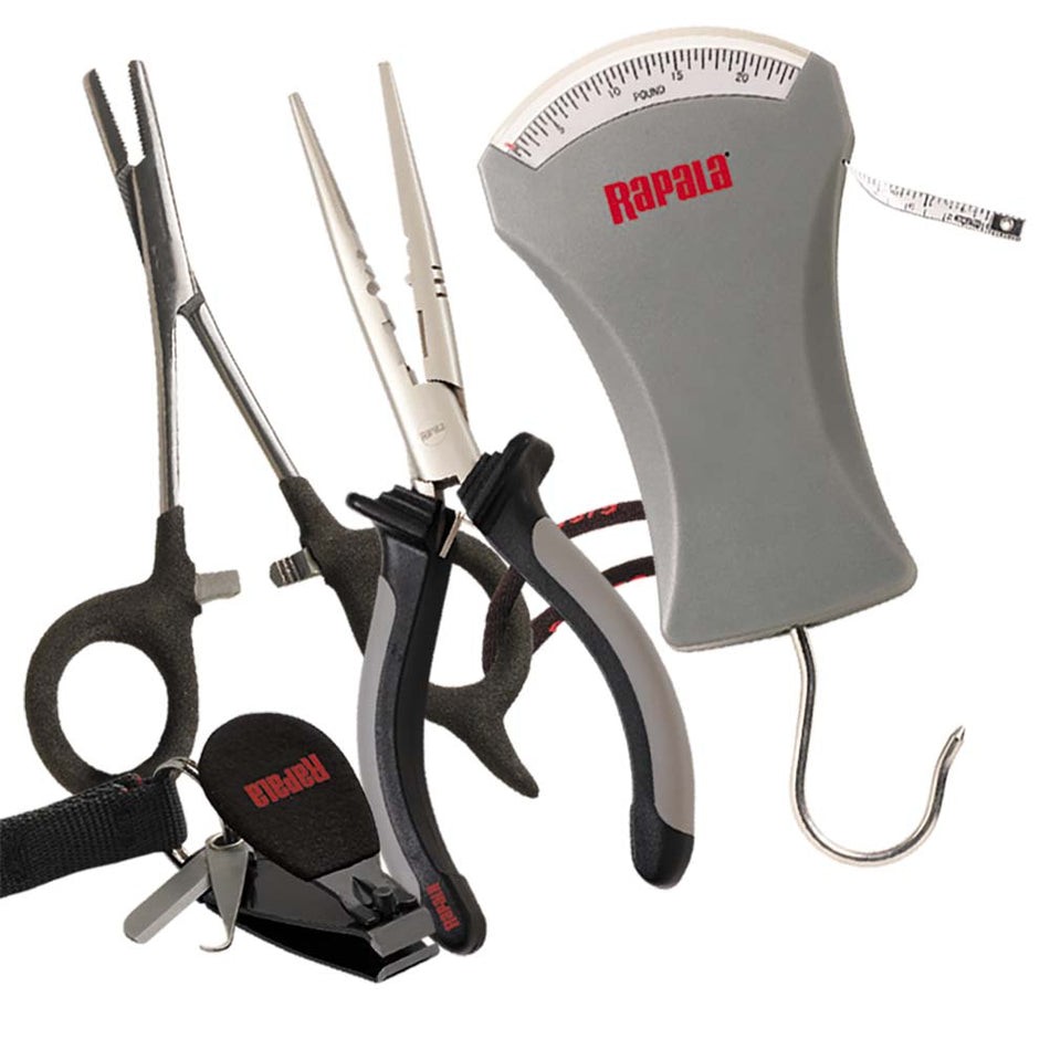 Rapala Combo Pack - Pliers, Forceps, Scale & Clipper RTC-6PFSC — Quality Boat Parts