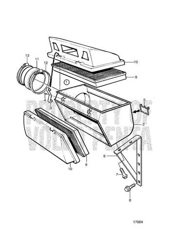 Volvo Penta Clamp - Volvo Penta (848620) — Quality Boat Parts