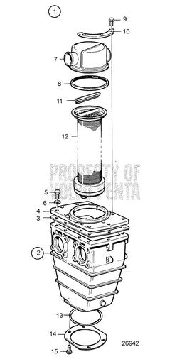 Volvo Penta Sealing Strip - Volvo Penta (848714) — Quality Boat Parts