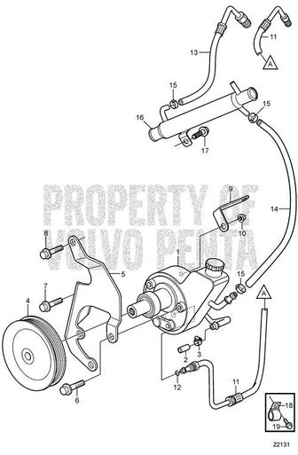 Volvo Penta Hose - Volvo Penta (3862633) — Quality Boat Parts