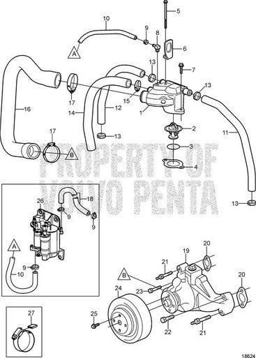 Volvo Penta Screw - Volvo Penta (3863054) — Quality Boat Parts