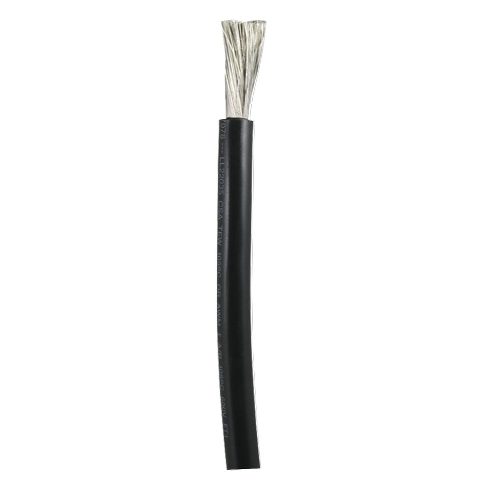 Ancor Tinned Copper Battery Cable, 3/0 AWG (81mm²) - Black - Sold By The Foot 1180-FT — Quality Boat Parts