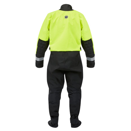 Mustang MSD576 Water Rescue Dry Suit - Fluorescent Yellow Green-Black - Large MSD57602-251-L-101 — Quality Boat Parts