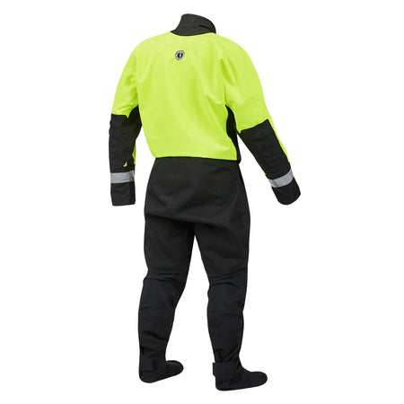 Mustang MSD576 Water Rescue Dry Suit - Fluorescent Yellow Green-Black - XL MSD57602-251-XL-101 — Quality Boat Parts
