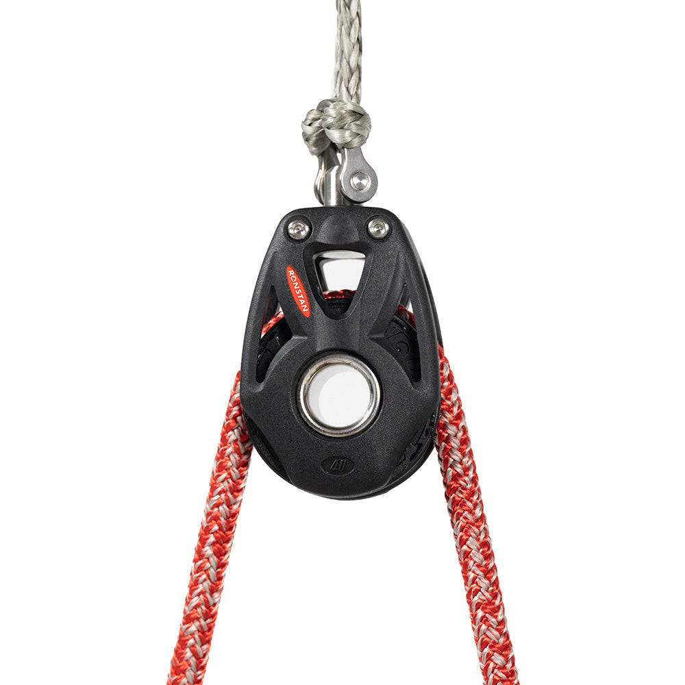 Ronstan Series 40 Orbit Single Block w/Becket & Swivel Head RF48100 — Quality Boat Parts