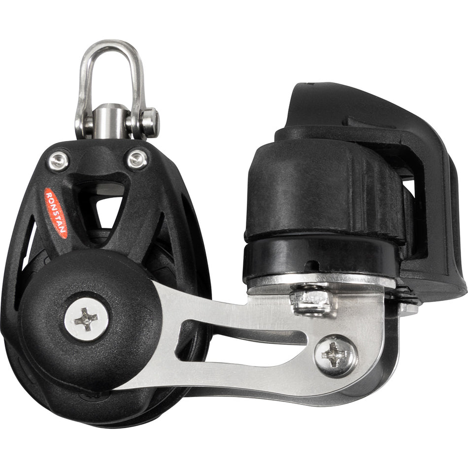 Ronstan Series 40 Orbit Single BB Block w/Cleat & Swivel RF48120 — Quality Boat Parts