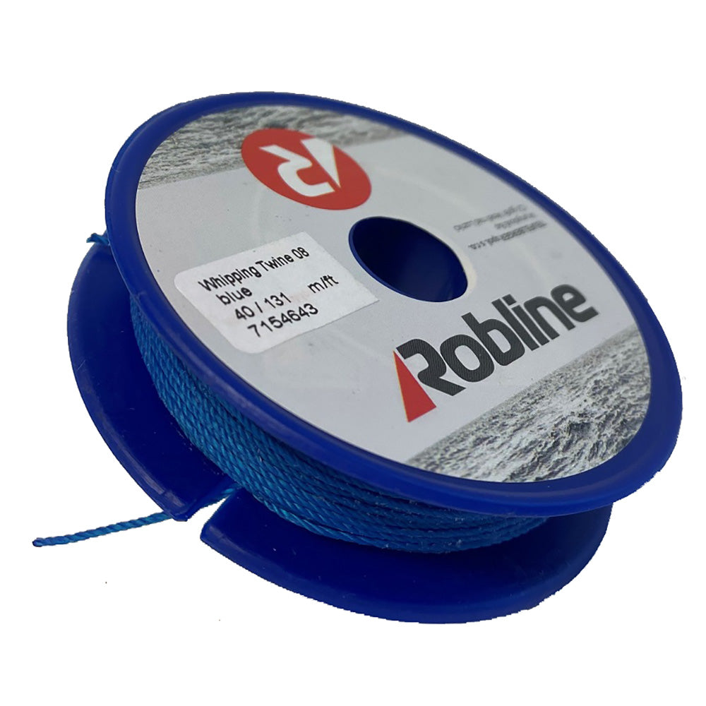 Robline Waxed Whipping Twine - 0.8mm x 40M - Blue TYN-08BLUSP — Quality Boat Parts