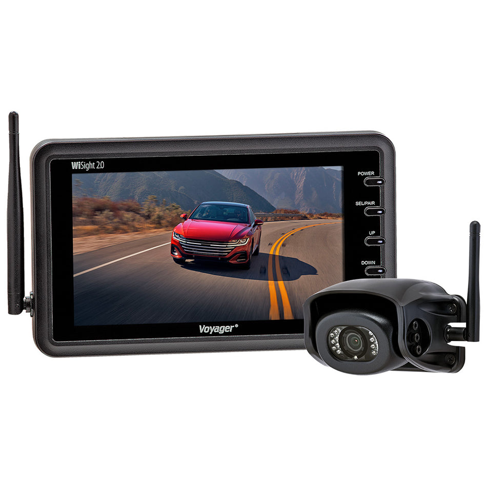 Voyager WiSight 2.0 - 7" Monitor w/Camera f/Prewire Systems - Wireless WVSXP70 — Quality Boat Parts