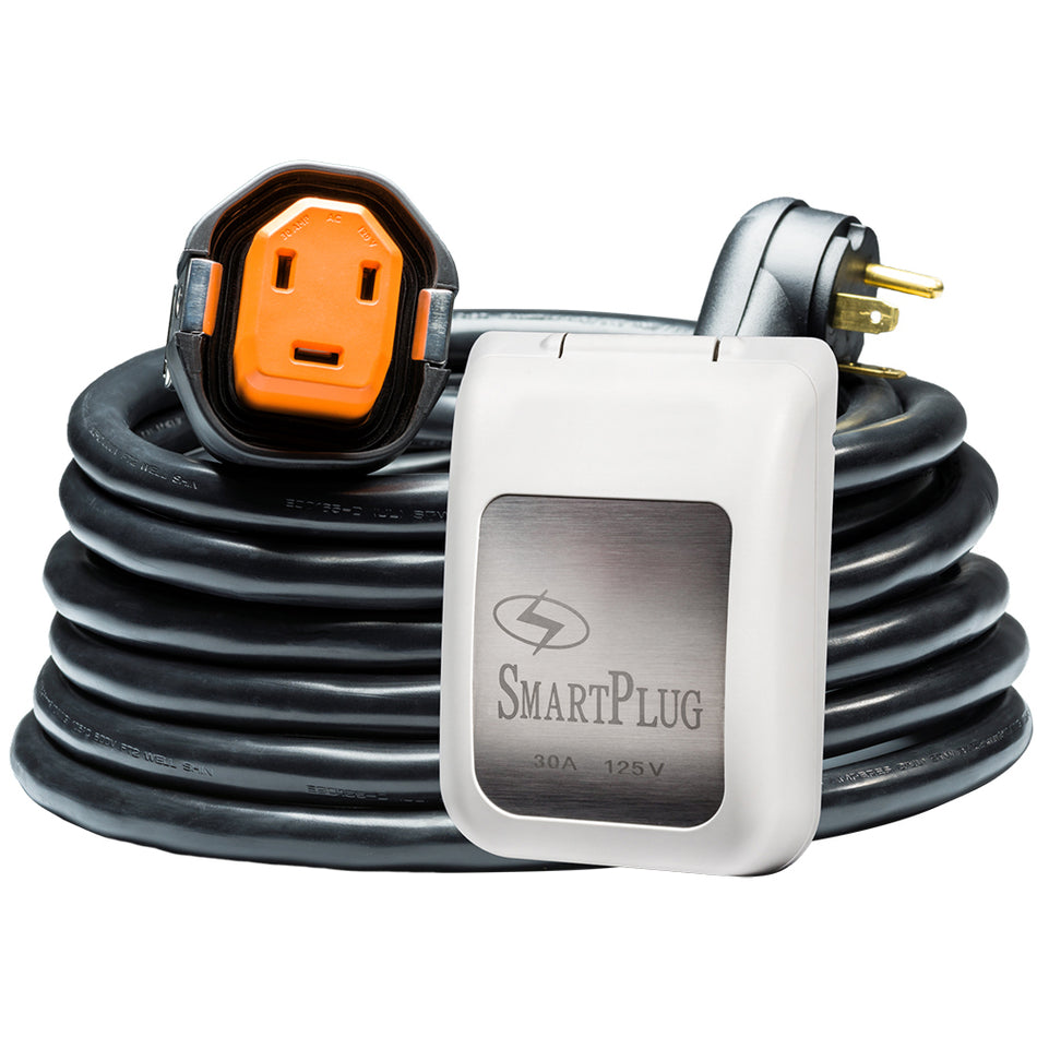 SmartPlug RV Kit 30 AMP Dual Configuration Cordset & White Inlet Combo - 30' R30303BM30PW — Quality Boat Parts