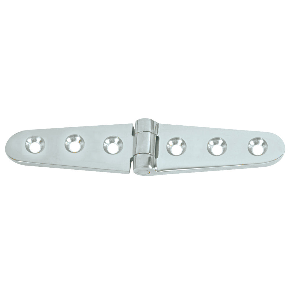 Whitecap Strap Hinge - 304 Stainless Steel - 6" x 1-1/8" S-3430 — Quality Boat Parts