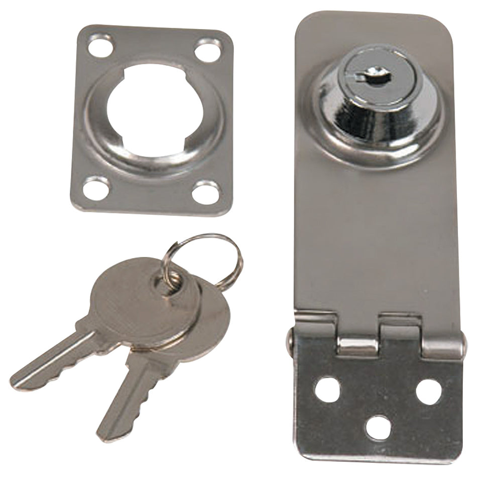 Whitecap Locking Hasp - 304 Stainless Steel - 1" x 3" S-4053C — Quality Boat Parts