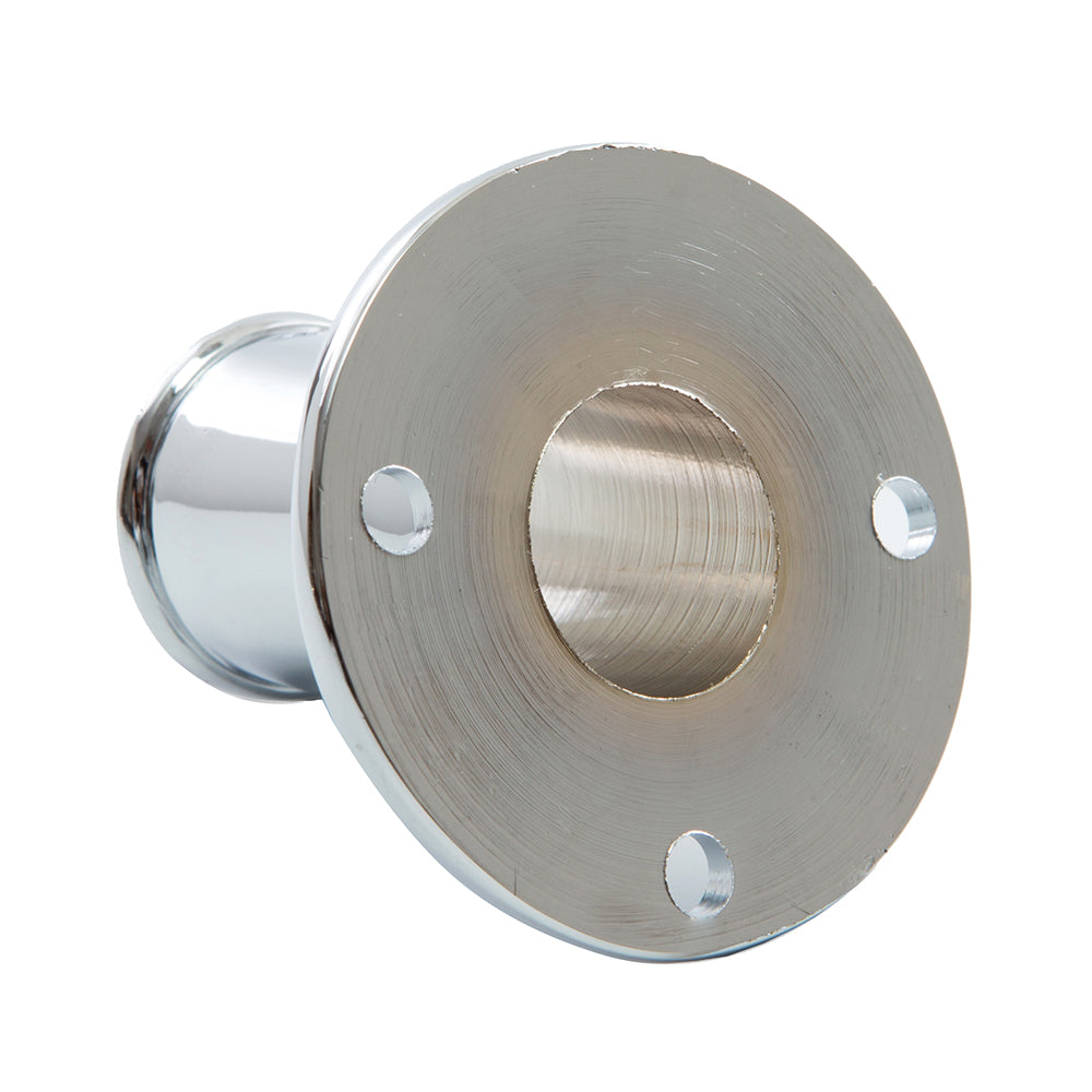 Whitecap Top-Mounted Flag Pole Socket CP/Brass - 3/4" ID S-5001 — Quality Boat Parts
