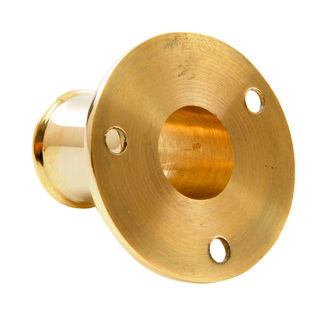 Whitecap Top-Mounted Flag Pole Socket Polished Brass - 3/4" ID S-5001B — Quality Boat Parts