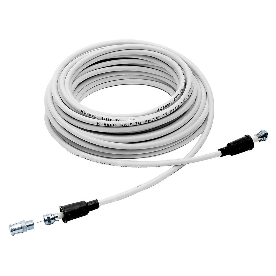 Hubbell TV99 50 Foot White TV Shore Cord TV99W — Quality Boat Parts