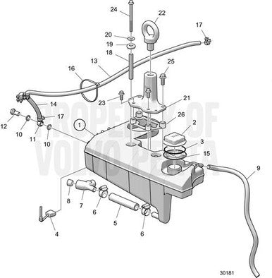 Volvo Penta Lifting Eye - Volvo Penta (984458) — Quality Boat Parts