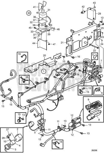 Volvo Penta Flange Screw, Volvo Penta - Volvo Penta (984724) — Quality Boat Parts