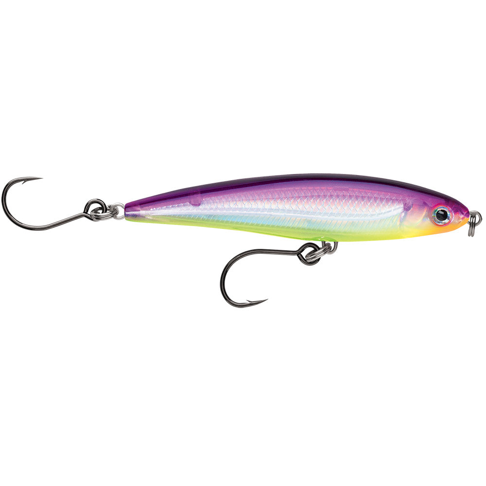 Rapala X-Rap® Twitchin’ Minnow 4" Purple Chartreuse SXRT10PRCH — Quality Boat Parts