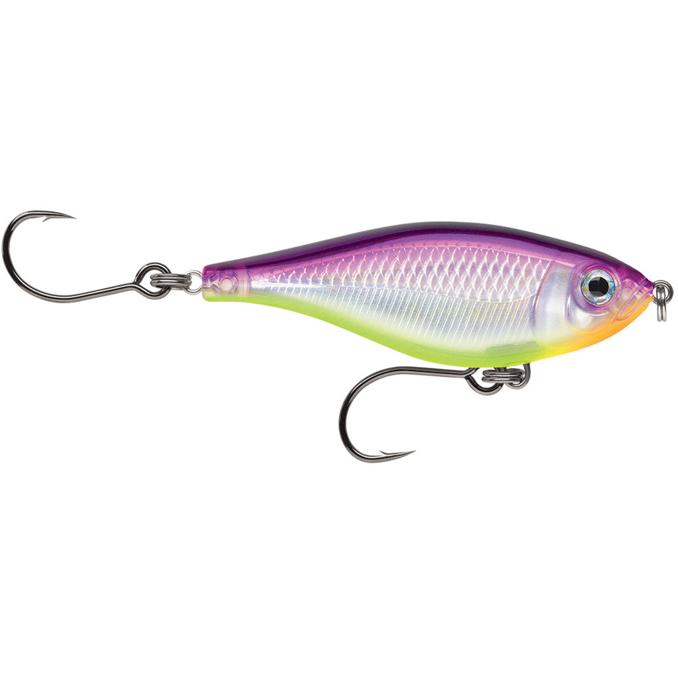 Rapala X-Rap® Twitchin’ Mullet 3-1/8" Purple Chartreuse SXRTM08PRCH — Quality Boat Parts