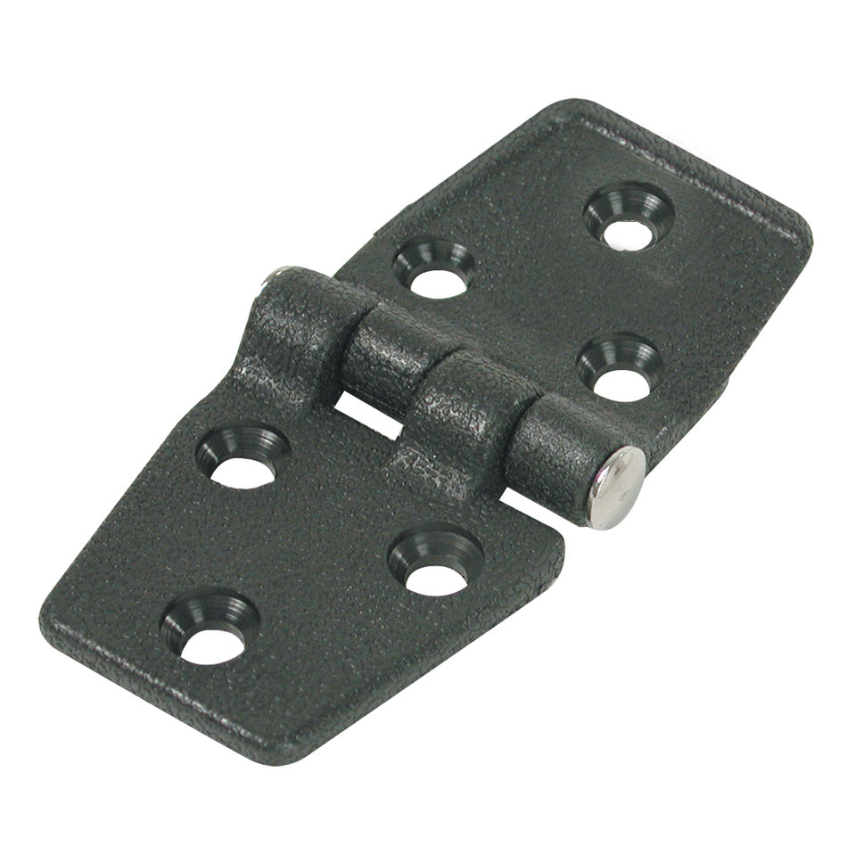 Whitecap Door Hinge - Black Nylon - 1-1/2" x 3" S-3030 — Quality Boat Parts