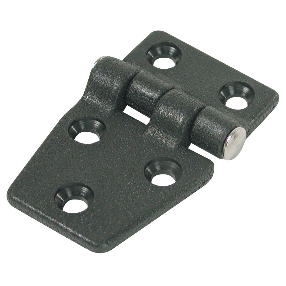 Whitecap Shortside Door Hinge - Black Nylon - 1-3/8" x 2-1/4" S-3032 — Quality Boat Parts
