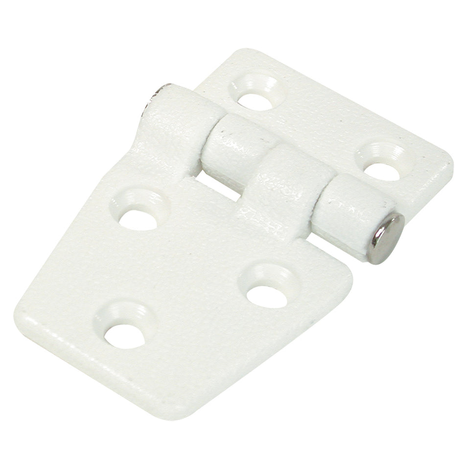 Whitecap Shortside Door Hinge - White Nylon - 1-3/8" x 2-1/4" S-3033 — Quality Boat Parts