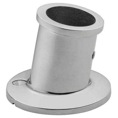 Whitecap Top-Mounted Flag Pole Socket - Stainless Steel - 1" ID 6147 — Quality Boat Parts